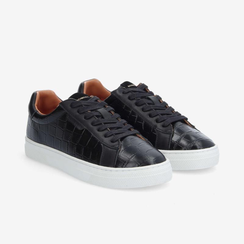 SPARKLE SNEAKER W - KROCO/NAPPA - NOIR